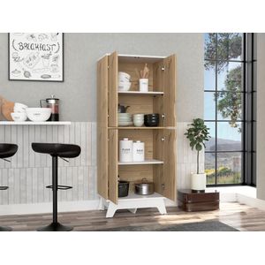 Alacena de Cocina Bi Color 4P 150 X 60 RTA Duna Blanco
