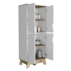 Alacena de Cocina Bi Color 4P 150 X 60 RTA Blanco Duna