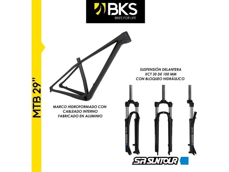 Zokal Bicicleta Montaña Rodada 29 Quattro 1x10 Shimano Deore M/L, Negro :  : Deportes y Aire Libre