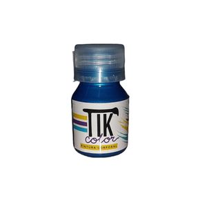 Tik Color Pintura Corporal Azul Claro Metal