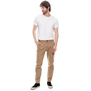 Pantalón Tiro Medio En Dril Tipo Chino