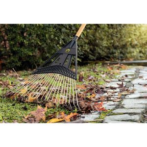 Escoba Mixta Tramontina con 22 Dientes y Mango de Madera 120 cm