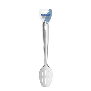 Cuchara Tramontina Extrata para arroz perforada de acero inoxidable