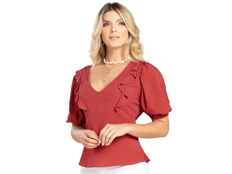 Blusa discount granate mujer