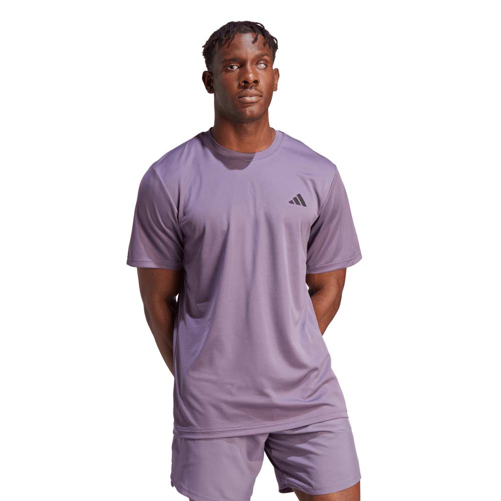 Camisetas adidas hombre purpura online