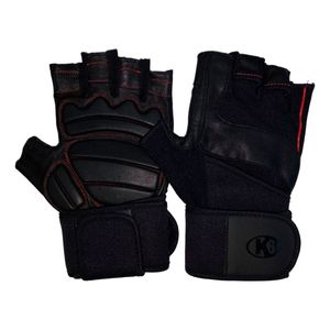 Guantes Con Muñequera K6 Gimnasio Pesas Gym Hombre Ice Border III