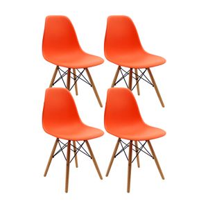 Kit x4 Sillas Boxbit DKR Tipo Eames