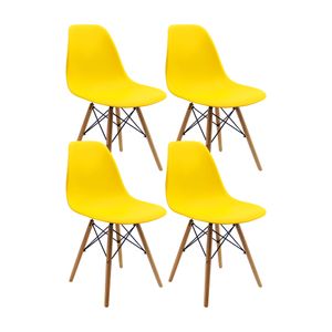 Kit x4 Sillas Boxbit DKR Tipo Eames