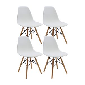 Kit x4 Sillas Boxbit DKR Tipo Eames