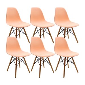 Kit x6 Sillas Boxbit DKR Tipo Eames