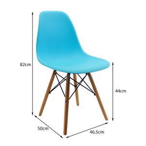 Kit x6 Sillas Boxbit DKR Tipo Eames