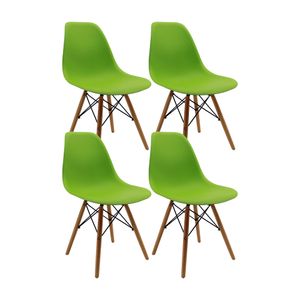 Kit x4 Sillas Boxbit DKR Tipo Eames