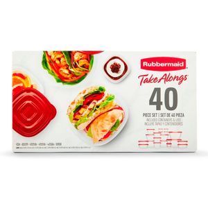 Set Portacomidas Envases Plásticos Rubbermaid X20
