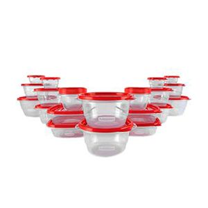 Set Portacomidas Envases Plásticos Rubbermaid X20
