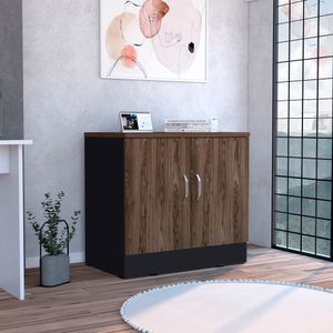 Cajonera Home Office 2 Puertas RTA Coñac Wengue