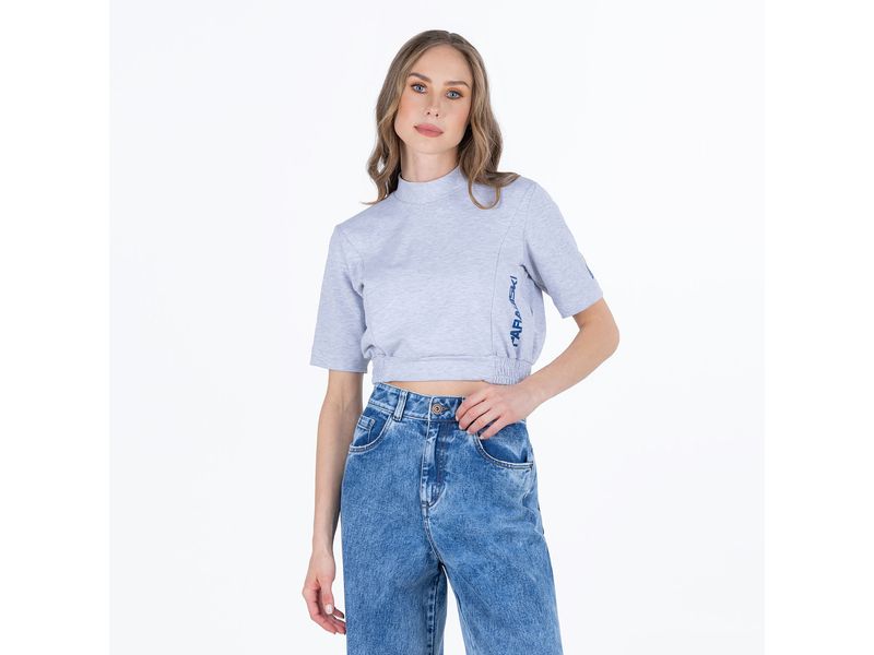Blusas color gris clearance