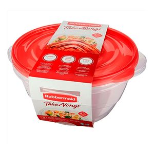 Set Portacomidas Envases Plásticos Rubbermaid X2 298ml