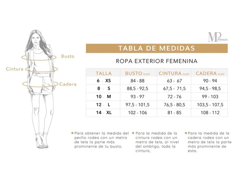 Talla 14 vestido mujer equivale a sale