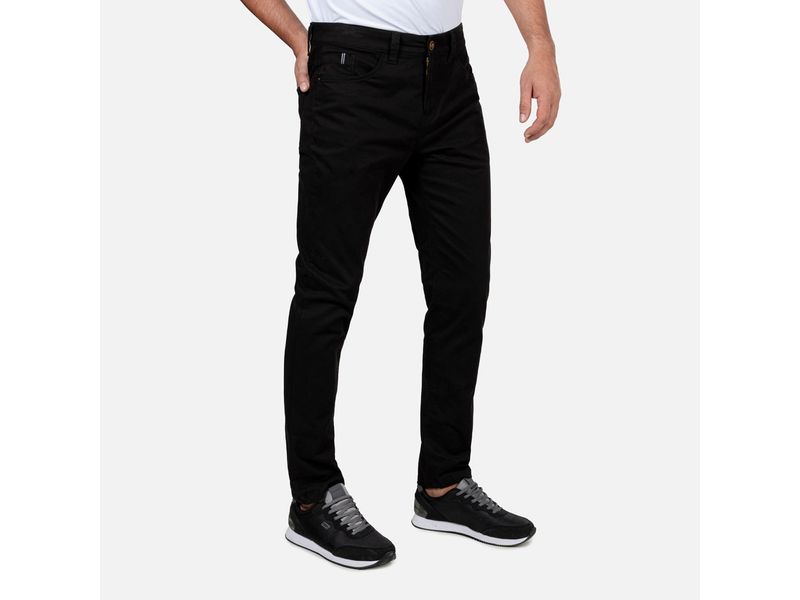 PANTALON CHINO COLOR NEGRO PARA HOMBRE - quest