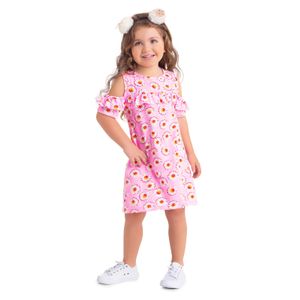 Vestido Infantil Rosa Mp 86771