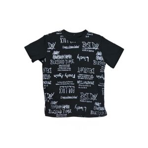 Camiseta Infantil Negro Mp 92849