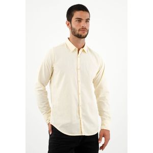 Camisa tipo lino crudo para hombre