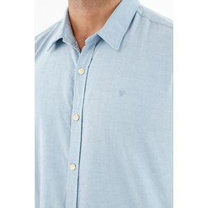 Camisa clásica gris para hombre