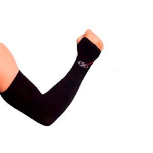 Manga Deportiva Compresión K6 Proteccion UV Negro