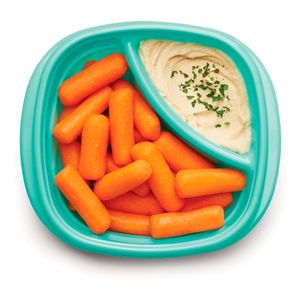 Set Portcomidas Envases Plástico Rubbermaid Divisor X3 555ml Verde