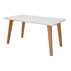 Mesa Comedor 6 Pts Capry Natural/blanco