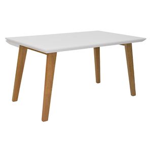 Mesa Comedor 6 Pts Capry Natural/blanco