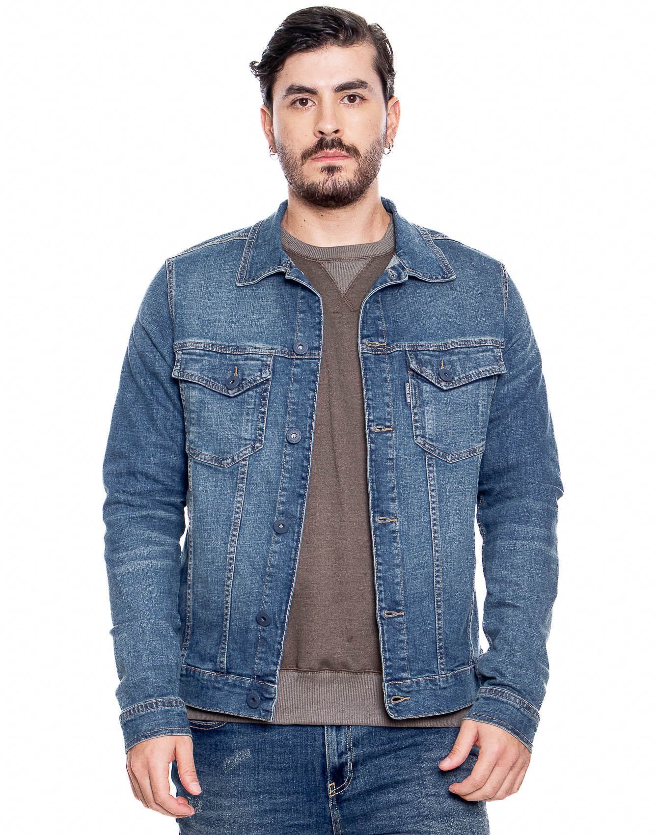 Chaqueta tipo Trucker en Denim - Ostu