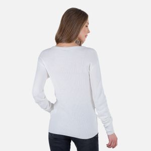 Sweater Cerrado Color Ivory Para Mujer