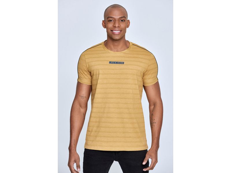 Camiseta mostaza online hombre