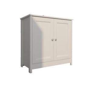 Mueble Bifet 80cm en MDP 2 puertas Blanco