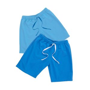 Bermuda Paq X2 Infantil Azul Mp 74782