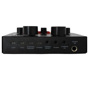 Condesador Mezclador De Audio DJ Con Microfono