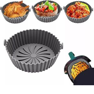 Molde Plato Tapete Silicona Para AirFryer Freidora De Aire