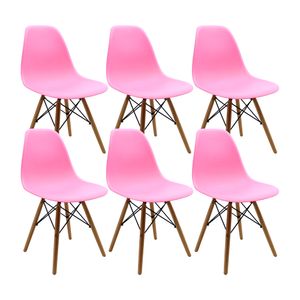 Kit x6 Sillas Boxbit DKR Tipo Eames