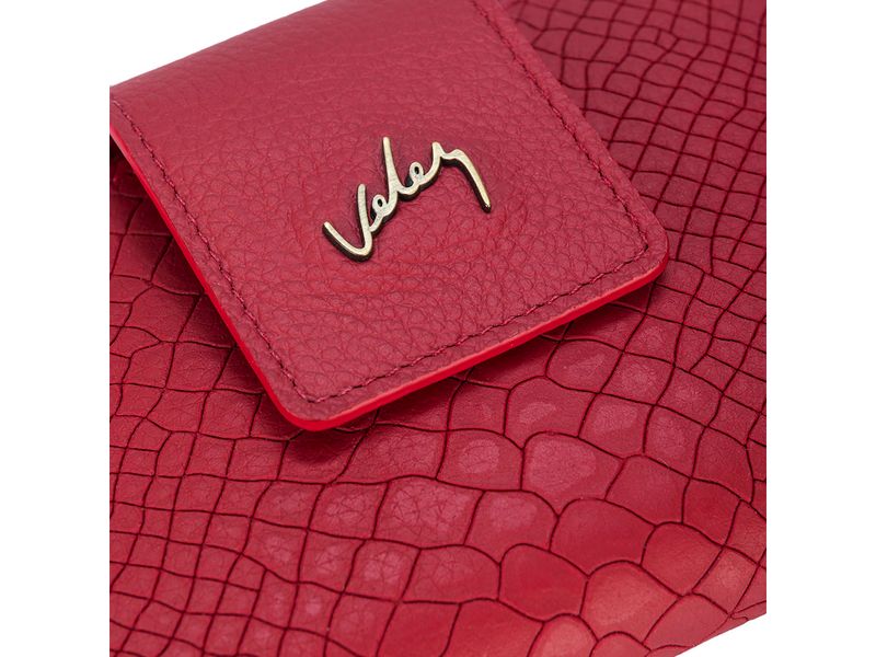 Billetera velez mujer roja new arrivals