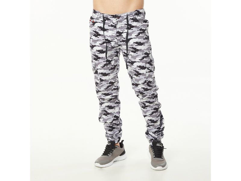 PANTALON UNPLUGGEED HOMBRE 56061 CAMUFLADO GRIS Agaval