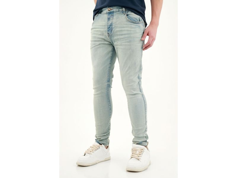 Jeans azules rotos discount hombre