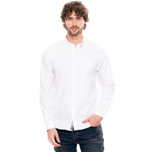 Camisa Manga Larga Unicolor Logo