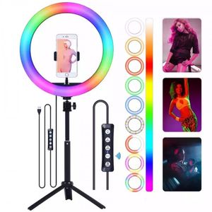 Aro D Luz 33 Cms Rgb+Tripode 2.1mtrs Mj