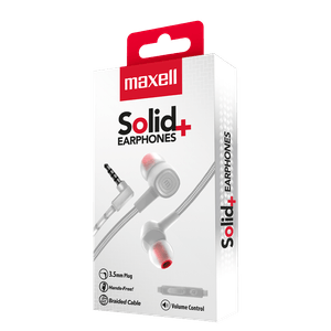 MAXELL AUDIFO SOLID+ SIN-8 C/MICROF WHITE
