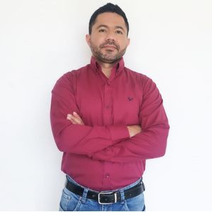 Camisa para Hombre GO Cnd en Algodón Vinotinto con Manga Larga