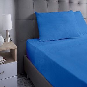 Juego de Sábanas Voypre Tamaño Doble Azul Rey
