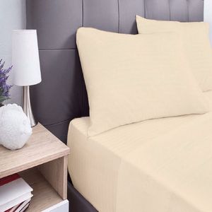 Juego de Sábanas Voypre Tamaño King Beige