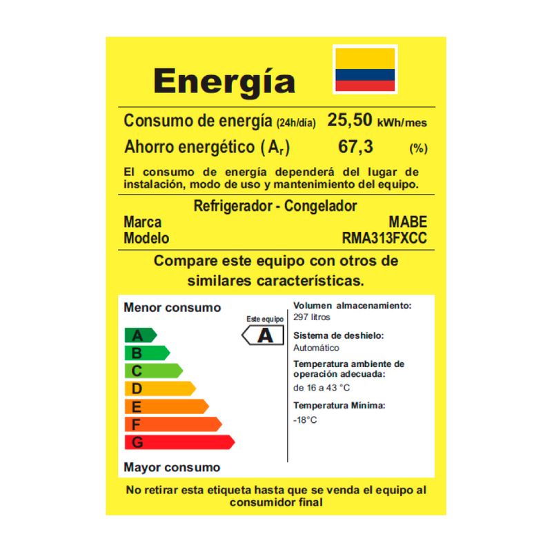 NEVERA-MABE----RMA313FXCC