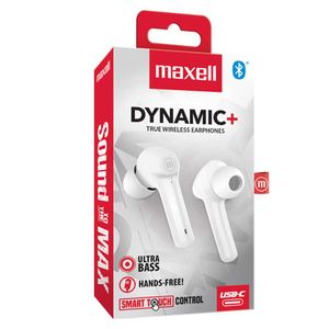 MAXELL AUDIFO DYNAMIC PLUS + TWS EB-BTDY WHITE